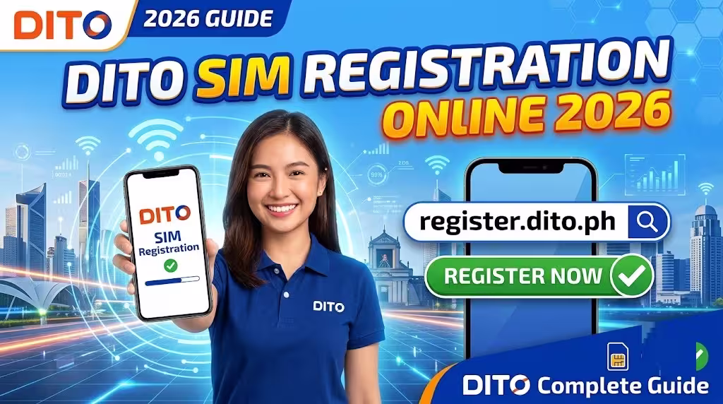 DITO SIM Registration Online 2026: Complete Guide via register.dito.ph