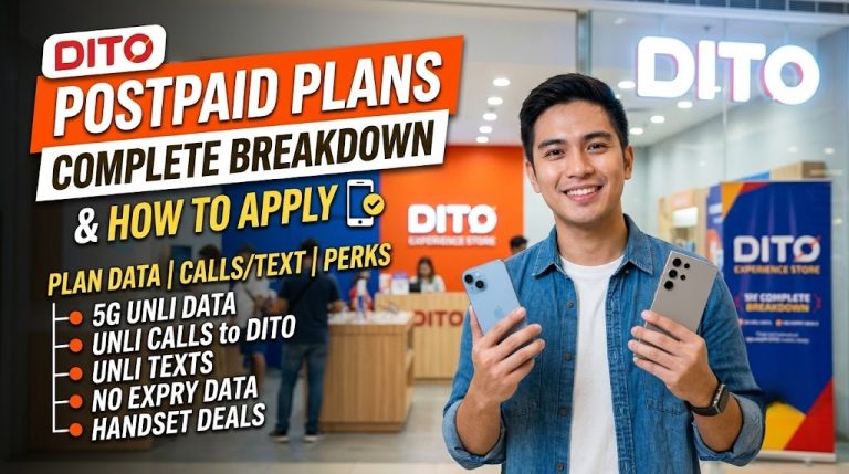 DITO Postpaid Plans: Complete Breakdown & How to Apply