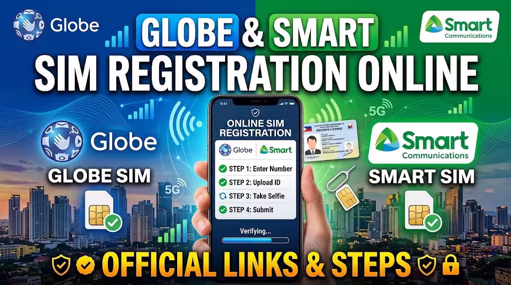 Globe & Smart SIM Registration Online